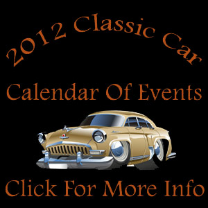 2012 Classic Car Calendar Of Events