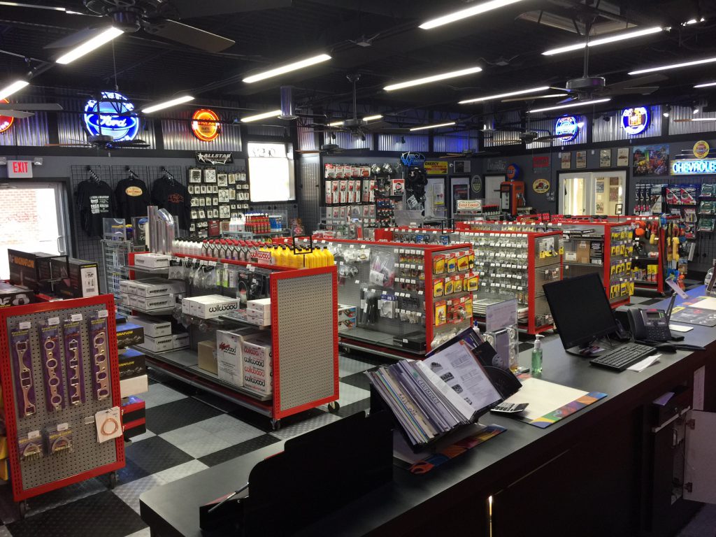 racing car parts store